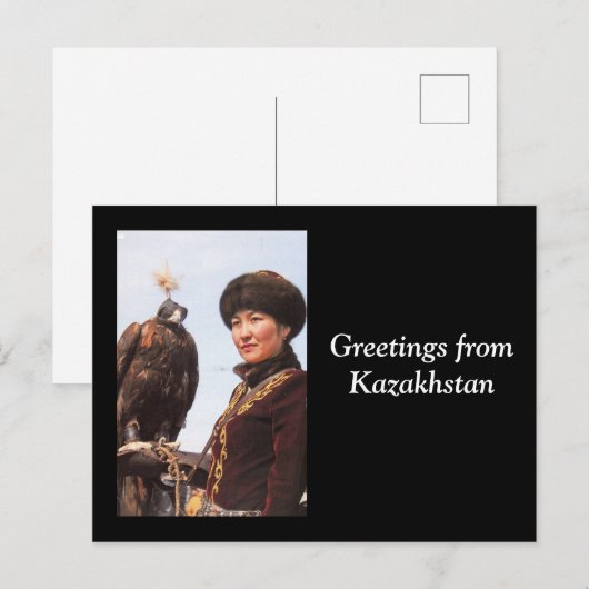 kazachstan briefkaart (Voorkant / Achterkant)