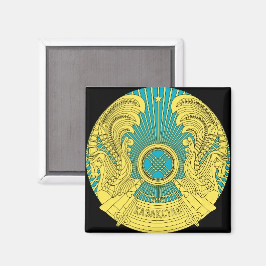 kazachstan embleem magneet (Voorkant / Achterkant)
