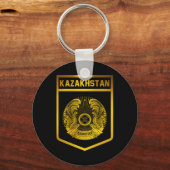 Kazachstan Emblem Sleutelhanger (Voorkant)