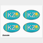 Kazachstan Euro Sticker (Vel)