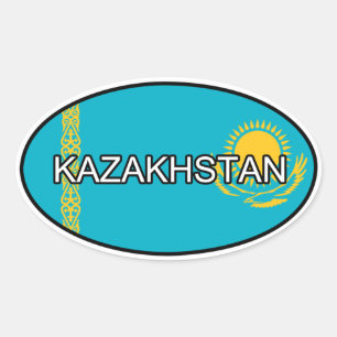 Kazachstan Euro Sticker