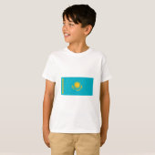 Kazachstan FLAG International T-shirt (Voorkant volledig)