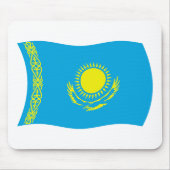 Kazachstan Flag Mousepad Muismat (Voorkant)