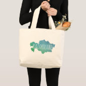 Kazachstan Grote Tote Bag (Voorkant (product))