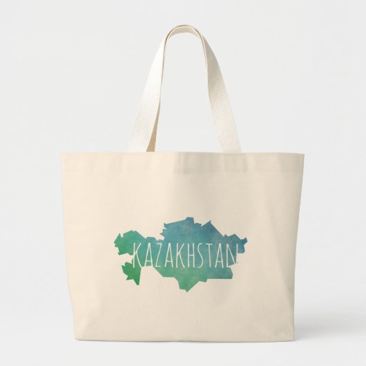 Kazachstan Grote Tote Bag (Voorkant)
