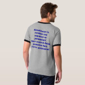 Kazachstan is het grootste land ter wereld... t-shirt (Achterkant volledig)