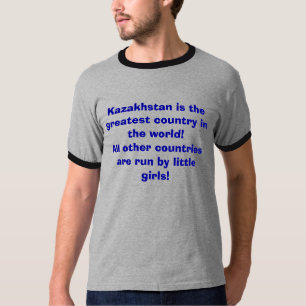 Kazachstan is het grootste land ter wereld... t-shirt