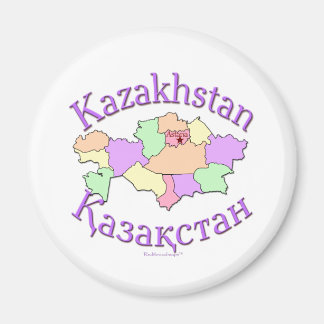 Kazachstan-kaart Magneet