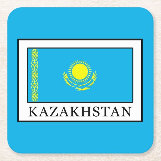 Kazachstan Kartonnen Onderzetters (Voorkant)