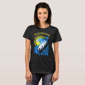 Kazachstan Kazachse vlag 11 T-shirt (Voorkant volledig)