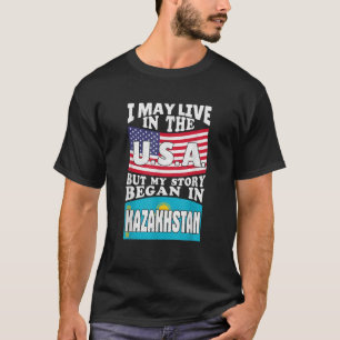 Kazachstan Kazachstan Kazachstan Kazachstan Vereni T-shirt