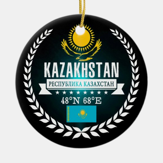 Kazachstan Keramisch Ornament (Voorkant)