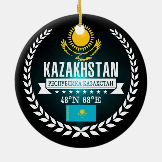 Kazachstan Keramisch Ornament (Achterkant)