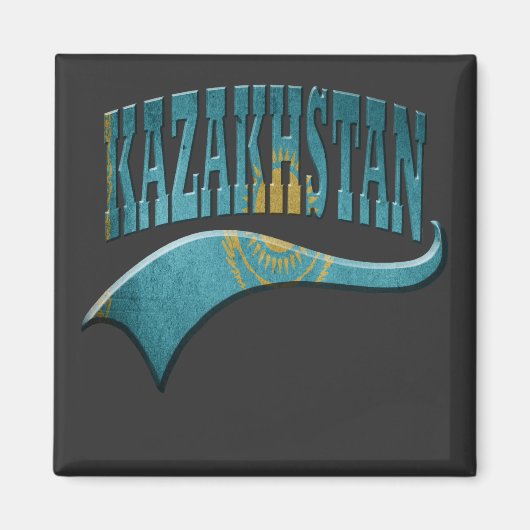 Kazachstan Magneet (Voorkant)