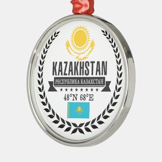 Kazachstan Metalen Ornament (Links)