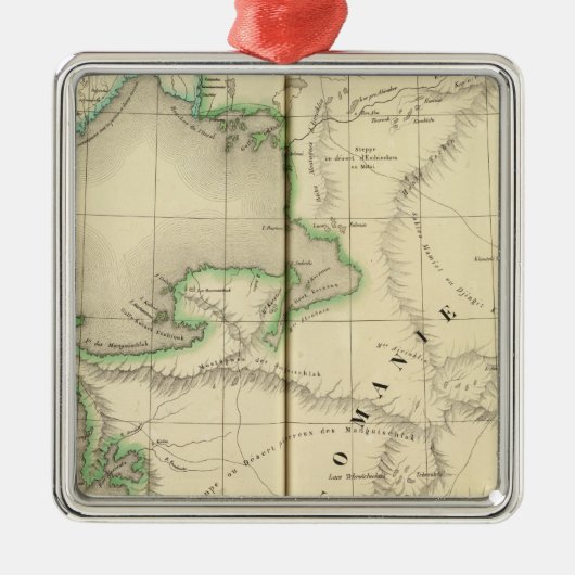 Kazachstan, Oezbekistan Metalen Ornament (Voorkant)