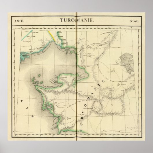 Kazachstan, Oezbekistan Poster (Voorkant)