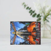 Kazachstan Rakete Briefkaart (Staand voorkant)