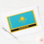 Kazachstan Rechthoekige Sticker (Envelop)