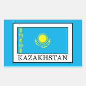 Kazachstan Rechthoekige Sticker (Voorkant)