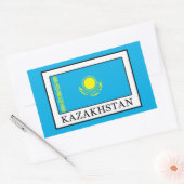 Kazachstan Rechthoekige Sticker (Envelop)