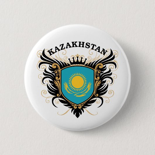 Kazachstan Ronde Button 5,7 Cm (Voorkant)