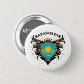 Kazachstan Ronde Button 5,7 Cm (Voorkant /achterkant)