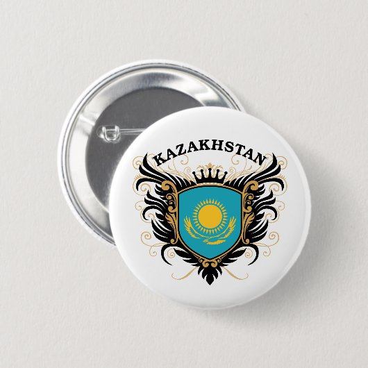 Kazachstan Ronde Button 5,7 Cm (Voorkant /achterkant)