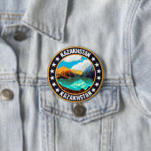 Kazachstan Ronde Button 7,6 Cm (In situ)