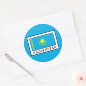 Kazachstan Ronde Sticker (Envelop)