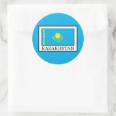 Kazachstan Ronde Sticker (Tas)