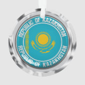 Kazachstan Round Emblem Ornament (achterkant)