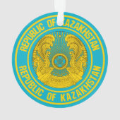 Kazachstan Round Emblem Ornament (achterkant)