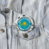 Kazachstan Round Emblem Ronde Button 7,6 Cm (In situ)