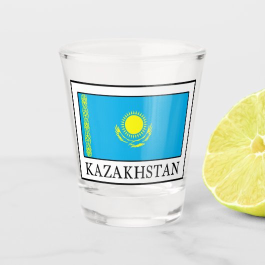 Kazachstan Shot Glas (Voorkant)