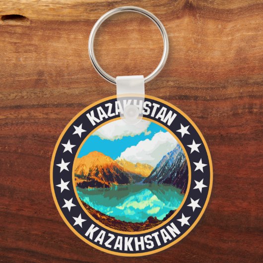 Kazachstan Sleutelhanger (Voorkant)