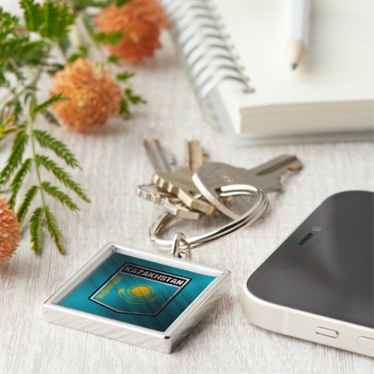 Kazachstan Sleutelhanger (Zijkant)