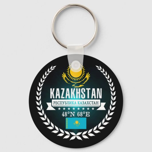 Kazachstan Sleutelhanger (Voorkant)