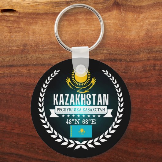 Kazachstan Sleutelhanger (Voorkant)