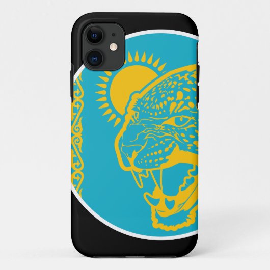Kazachstan Sneeuwluipaard Kazachs Nationaal dier Case-Mate iPhone Case (Achterkant)