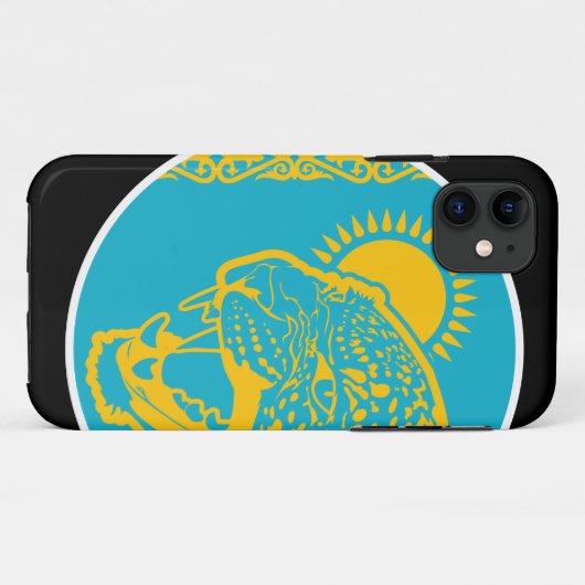 Kazachstan Sneeuwluipaard Kazachs Nationaal dier Case-Mate iPhone Case (Achterkant (horizontaal))