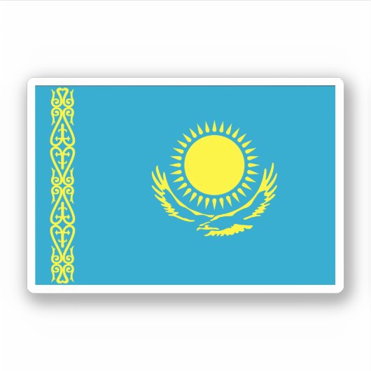 Kazachstan Sticker (Voorkant)