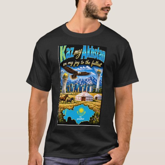 Kazachstan T-shirt (Voorkant)