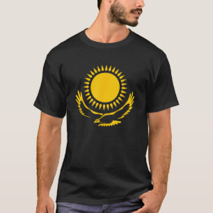 Kazachstan Vlag Kazachse Adelaar T Shirt T Shirt