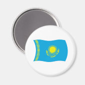 Kazachstan Vlag Magneet (Voorkant / Achterkant)