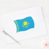 Kazachstan Vlag Sticker (Envelop)