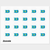Kazachstan Vlag Sticker (Vel)