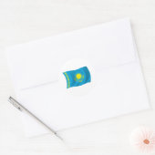 Kazachstan Vlag Sticker (Envelop)
