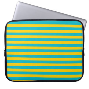 Kazachstan vlag strepen Italië symbool lijnen patr Laptop Sleeve
