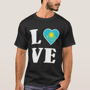 Kazachstan vlag van Kazachstan 13 T-shirt
